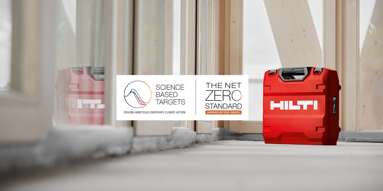 SBTi validiert Hilti’s Klimaziele