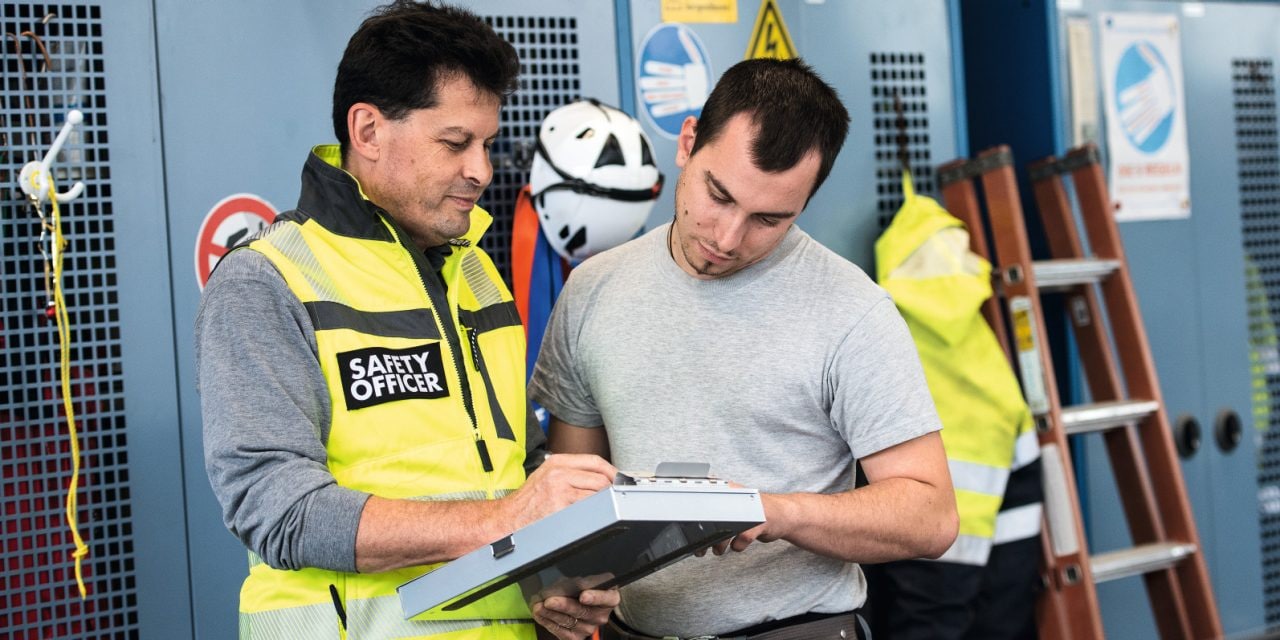 training, supervisor, safety officer, certificates, health, safety, ladder, helmet,