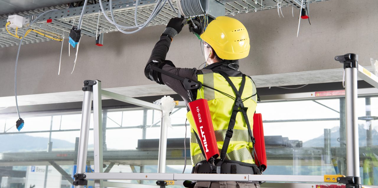 Hilti and Ottobock bring Exoskeleton solutions to the construction industry